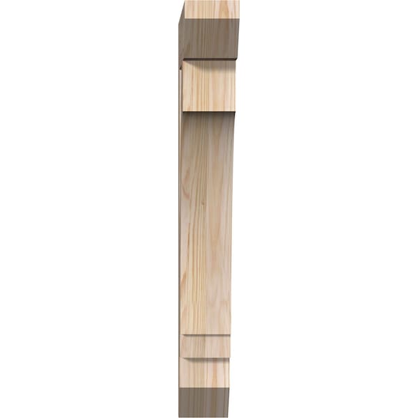 Imperial Slat Smooth Bracket, Douglas Fir, 3 1/2W X 16D X 28H